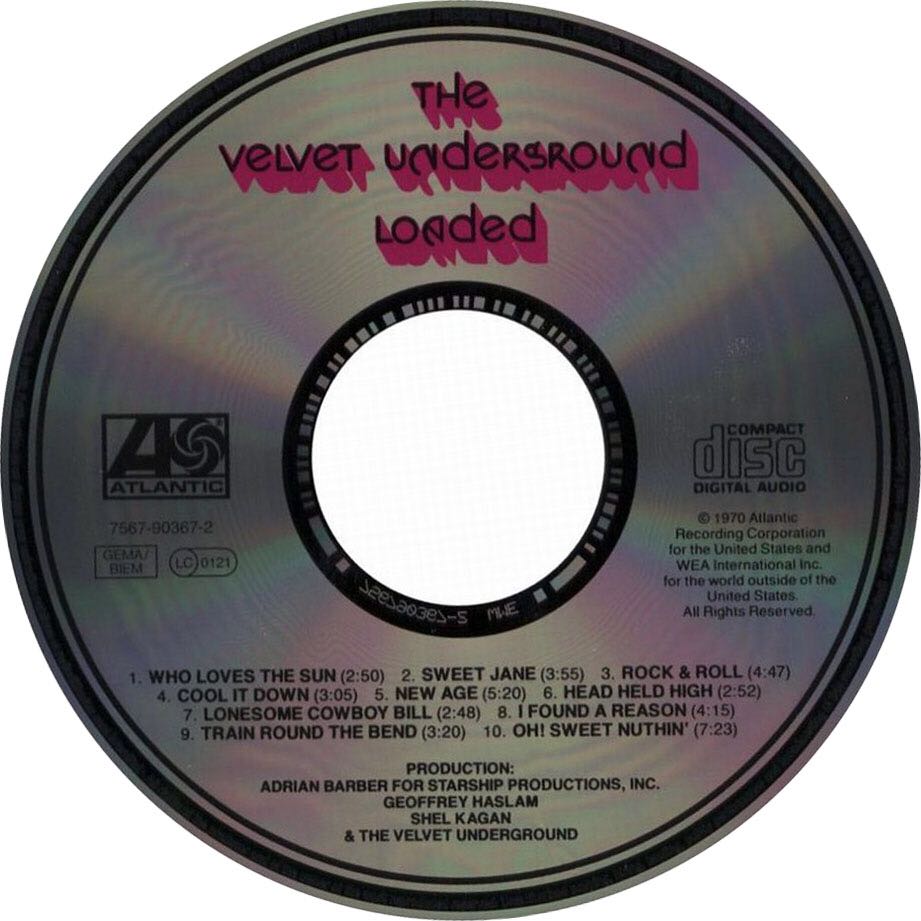Loaded - Velvet Underground, The (CD - 56) music collectible [Barcode 075679036728] - Main Image 4