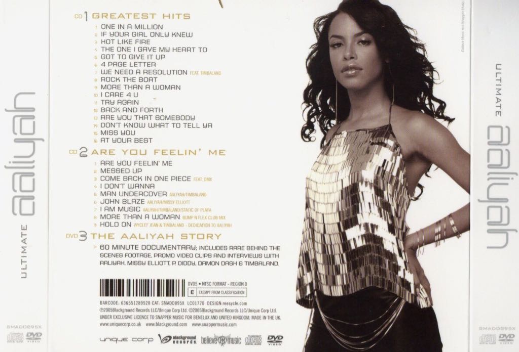 Ultimate Aaliyah - Aaliyah (CD - 111) music collectible - Main Image 2