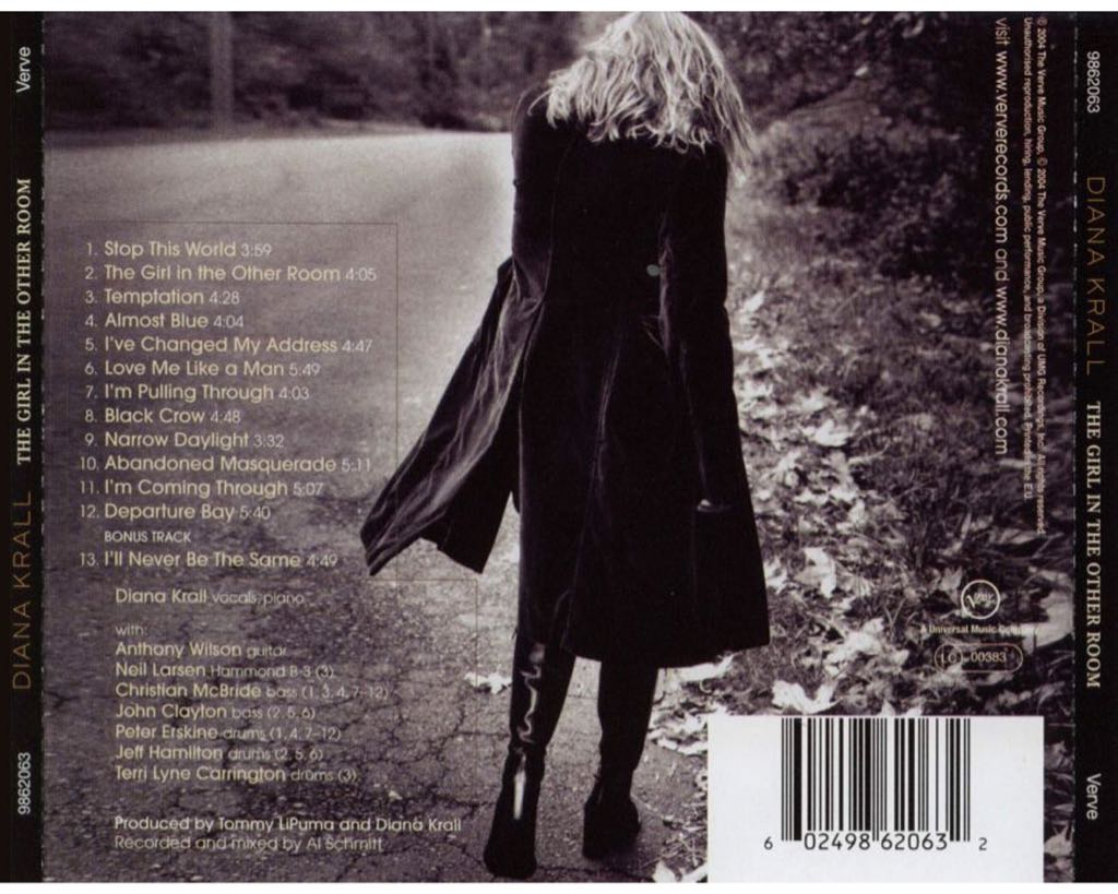 Girl In The Other Room - Diana Krall (CD - 56) music collectible [Barcode 602498622469] - Main Image 2