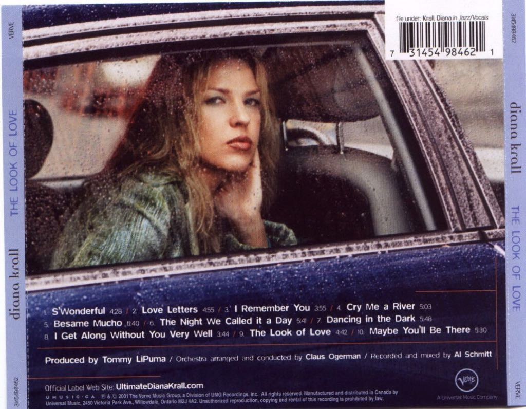 Look Of Love, The - Diana Krall (12”) music collectible [Barcode 602547377074] - Main Image 2