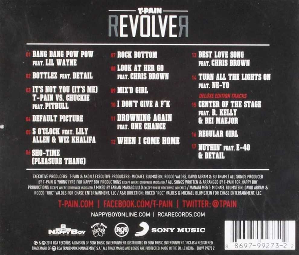 T-Pain: Revolver - T-Pain (CD - 52) music collectible [Barcode 886979826625] - Main Image 2
