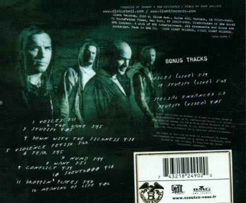 (2000) The Sickness (clean) - Disturbed (CD) music collectible [Barcode 075992475426] - Main Image 2