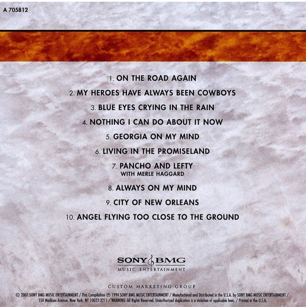 Super Hits - Willie Nelson (CD) music collectible [Barcode 886970581226] - Main Image 2