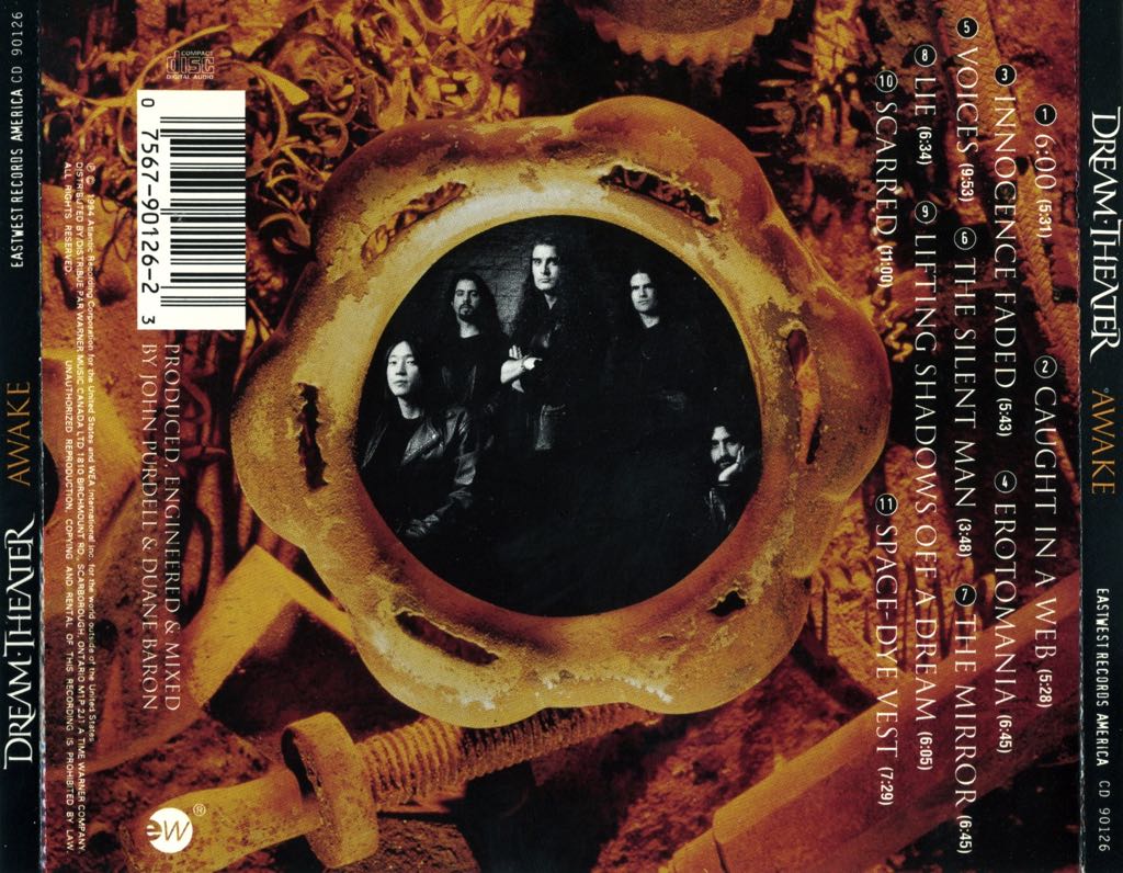 Awake - Dream Theater (CD - 7456) music collectible - Main Image 2
