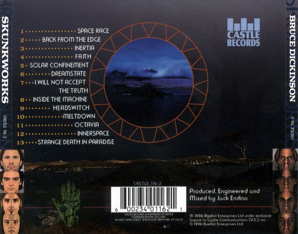 Skunkworks - Bruce Dickinson (CD - 48) music collectible [Barcode 5026389410624] - Main Image 2