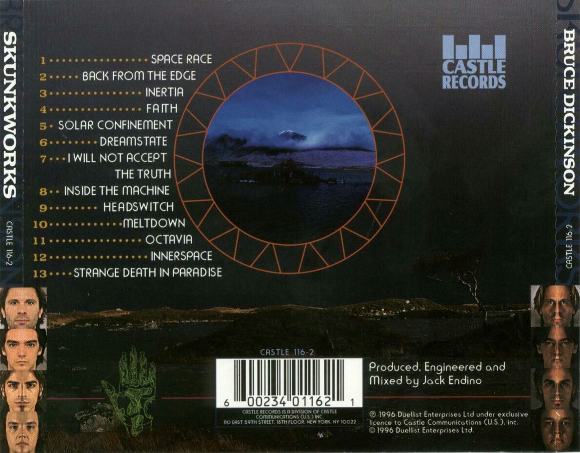 Skunkworks - Bruce Dickinson (CD) music collectible [Barcode 600234011621] - Main Image 2