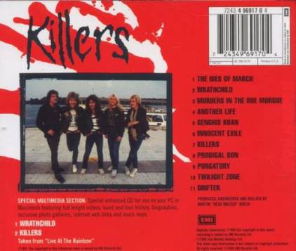 Killers - Iron Maiden (CD - 39.23) music collectible [Barcode 724349691704] - Main Image 2