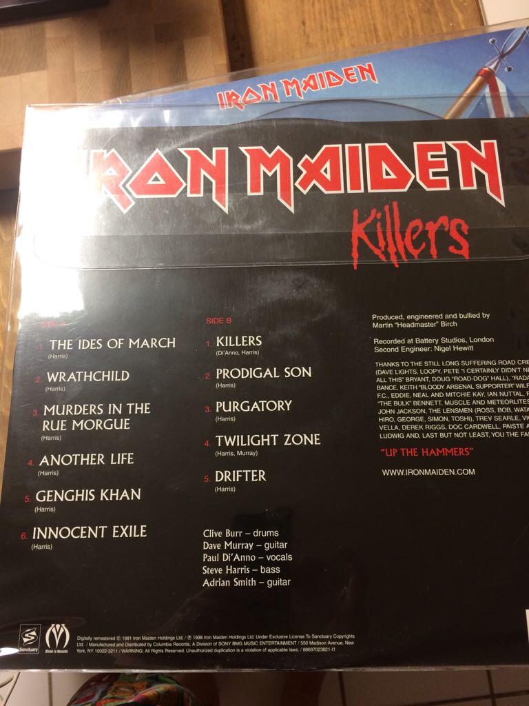 Killers - Iron Maiden (12”) music collectible [Barcode 886970238212] - Main Image 2