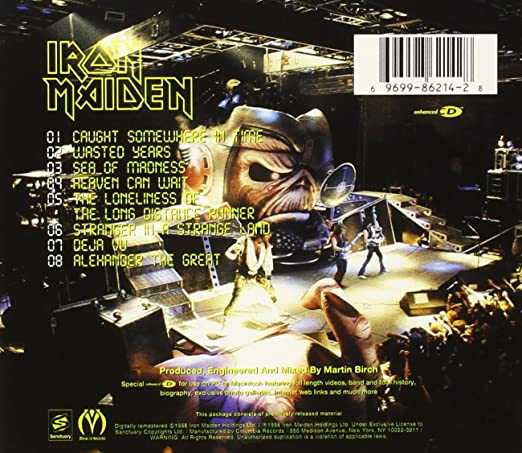 Somewhere In Time  - 072 - Iron Maiden (CD - 49.63) music collectible [Barcode 724349692404] - Main Image 4