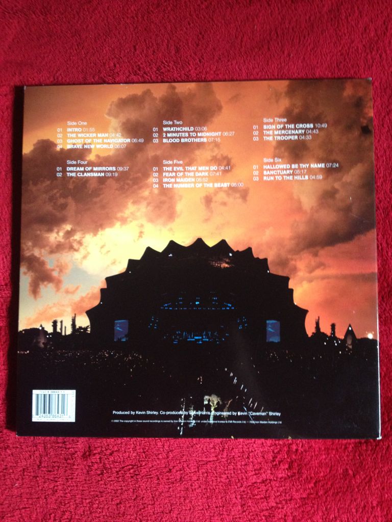 Rock In Rio - Iron Maiden (12”) music collectible [Barcode 724353864316] - Main Image 2