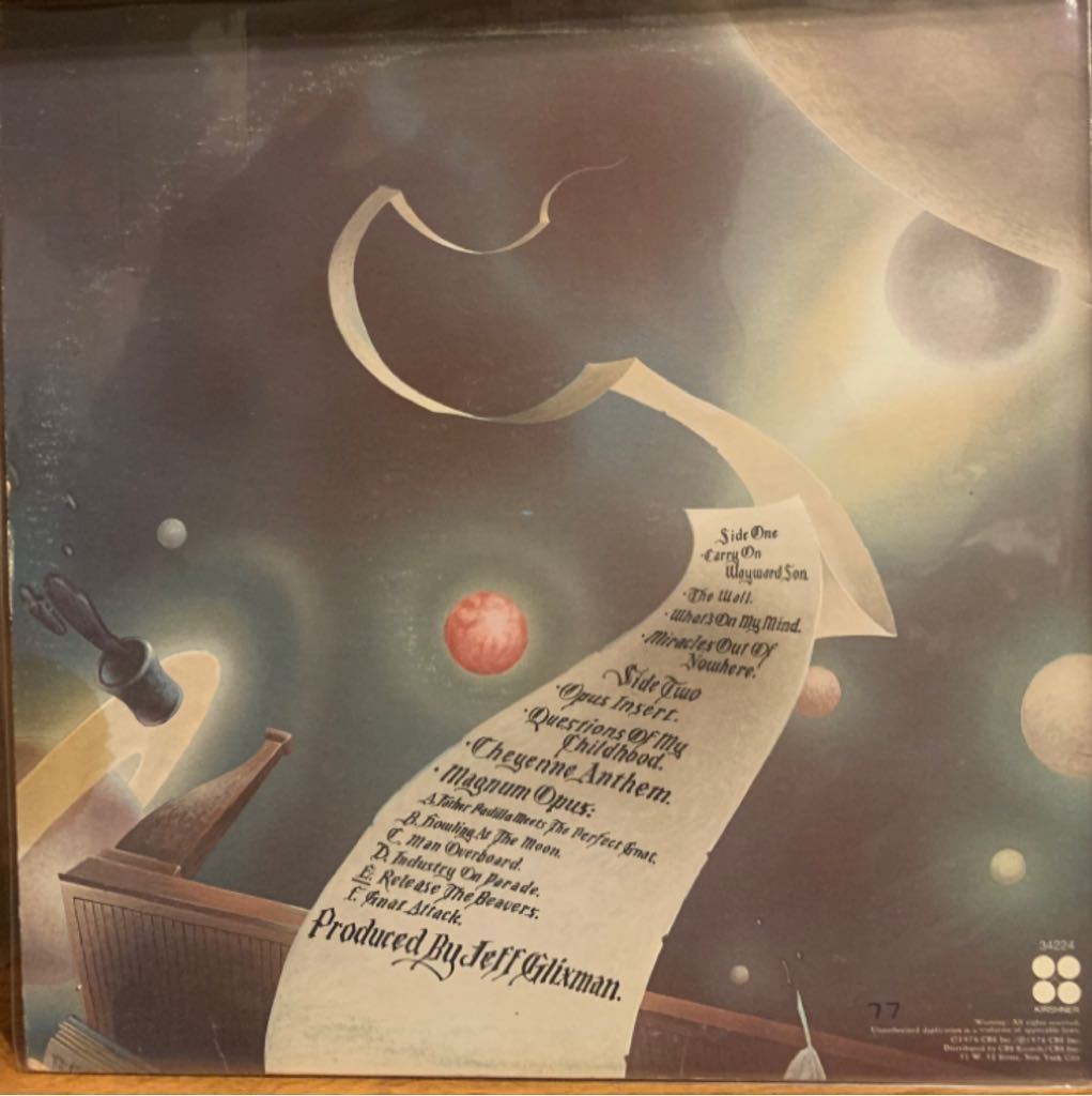 Leftoverture - Kansas (12” - 43) music collectible - Main Image 2