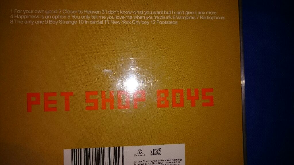 Pet Shop Boys: Nightlife - Pet Shop Boys (CD - 52.09) music collectible [Barcode 724352185726] - Main Image 2