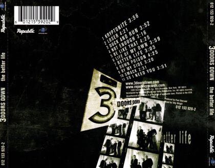 Better Life, The - 3 Doors Down (CD) music collectible - Main Image 2