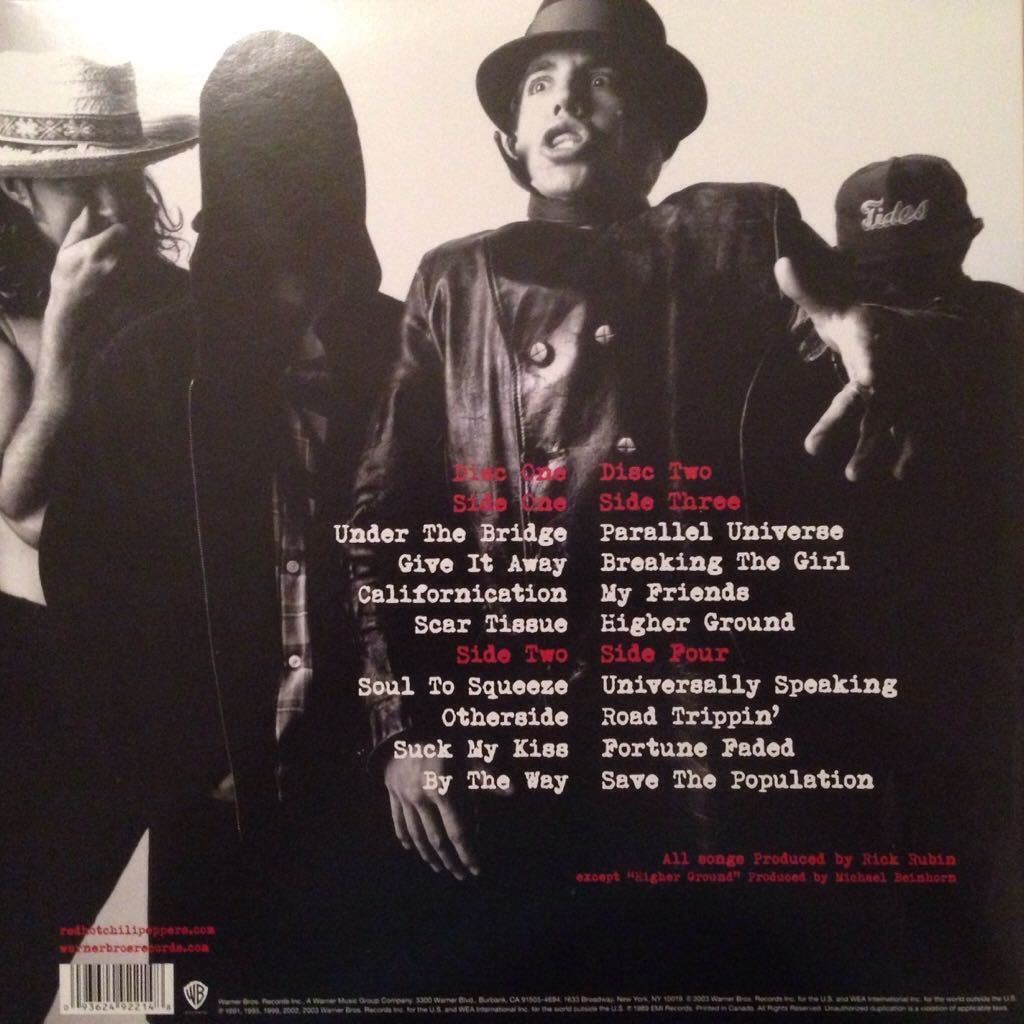 Greatest Hits - Red Hot Chili Peppers (12”) music collectible - Main Image 2