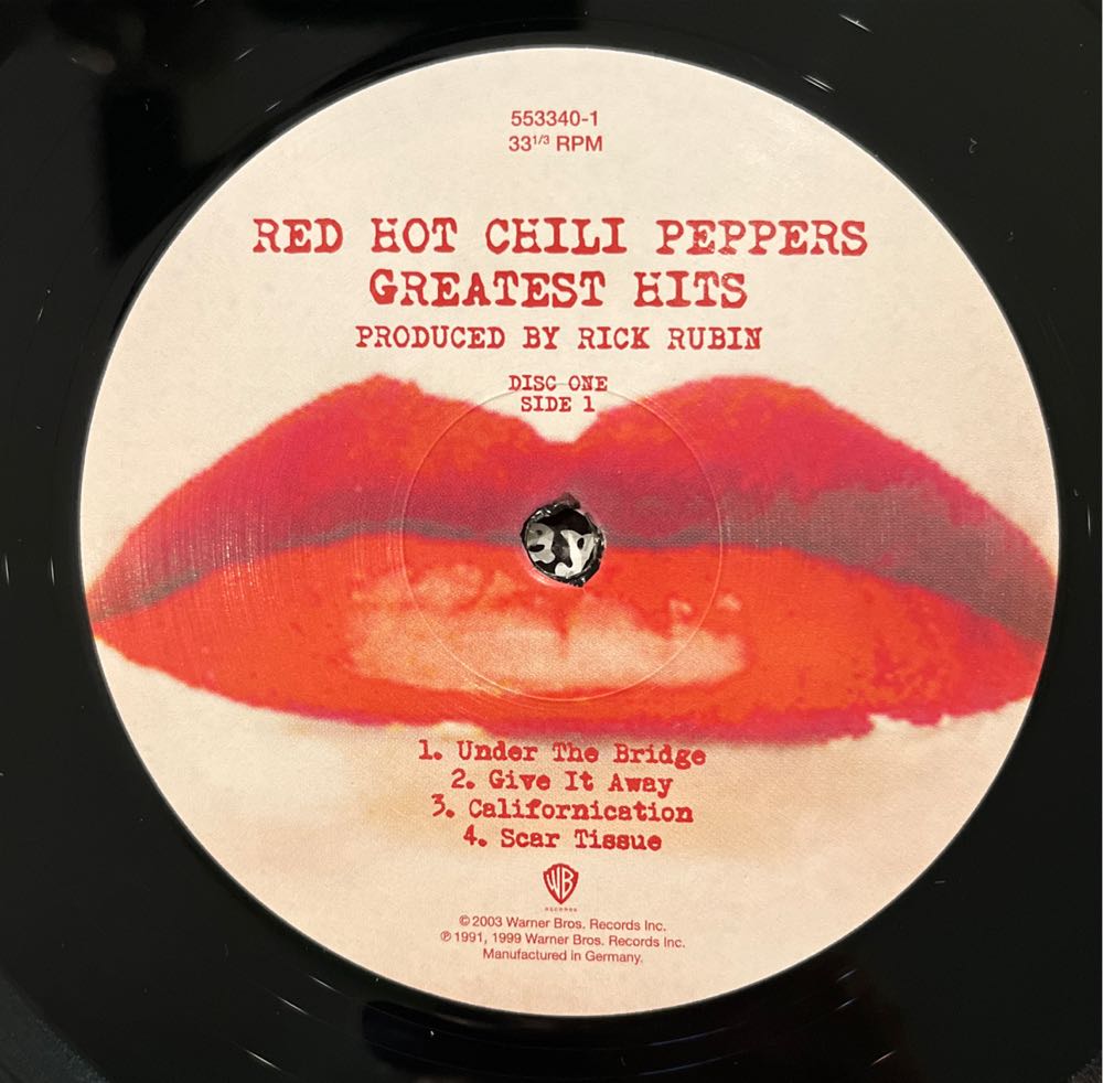 Greatest Hits - Red Hot Chili Peppers (12”) music collectible - Main Image 3