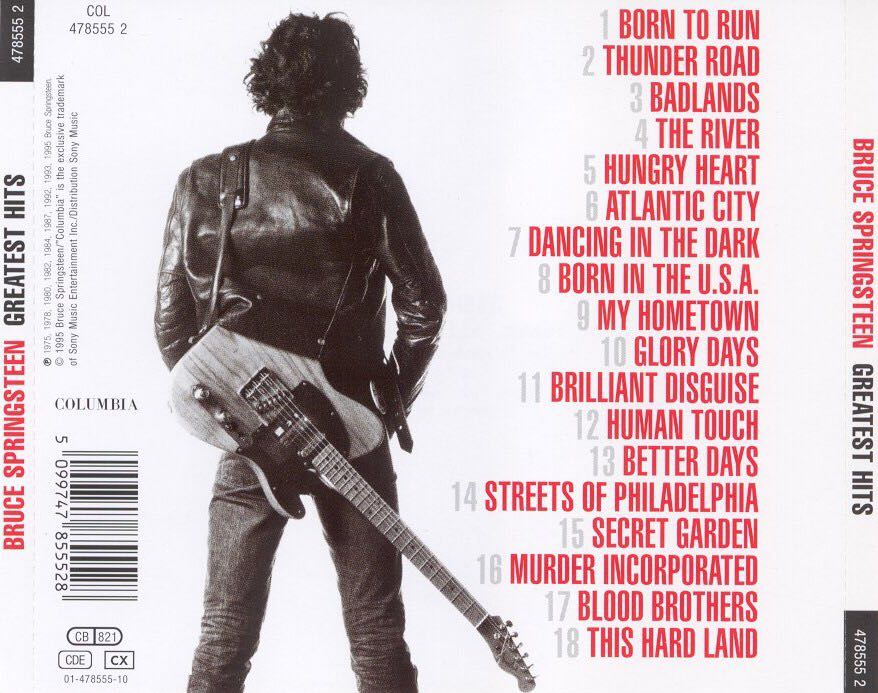 Greatest Hits - Springsteen, Bruce (12” - 77) music collectible [Barcode 886970464529] - Main Image 2