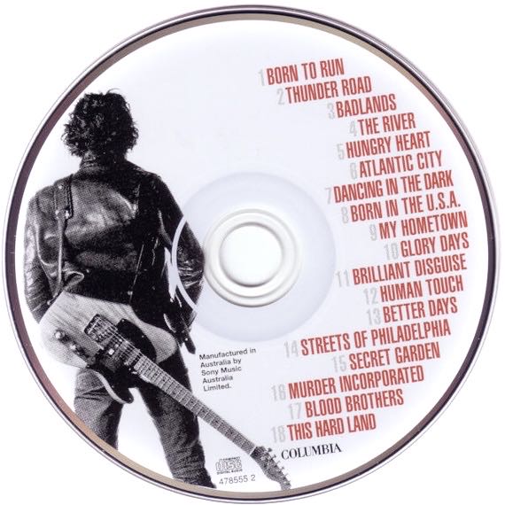 Greatest Hits - Bruce Springsteen (CD - 77) music collectible [Barcode 9399747855525] - Main Image 4