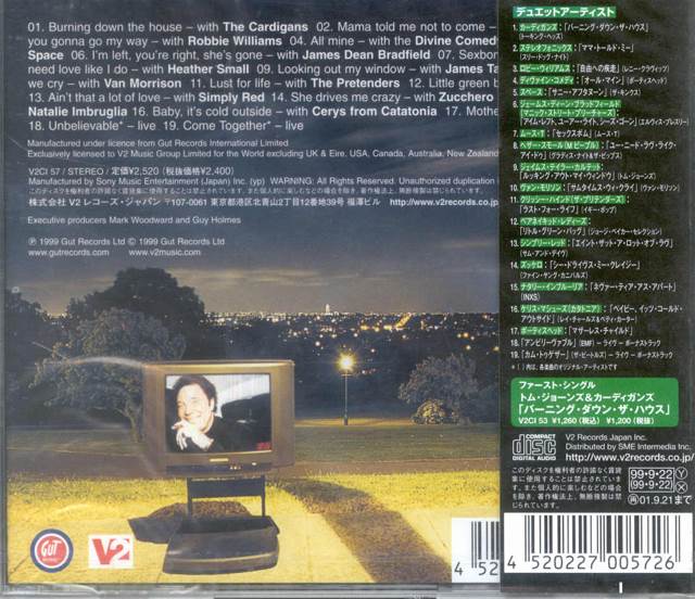 Reload - Tom Jones (CD - 63) music collectible [Barcode 5016556210928] - Main Image 2