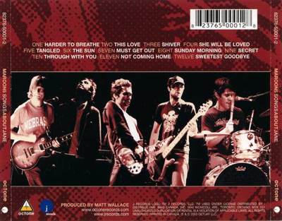 Songs About Jane - Maroon 5 (CD - 150) music collectible [Barcode 828765843027] - Main Image 2
