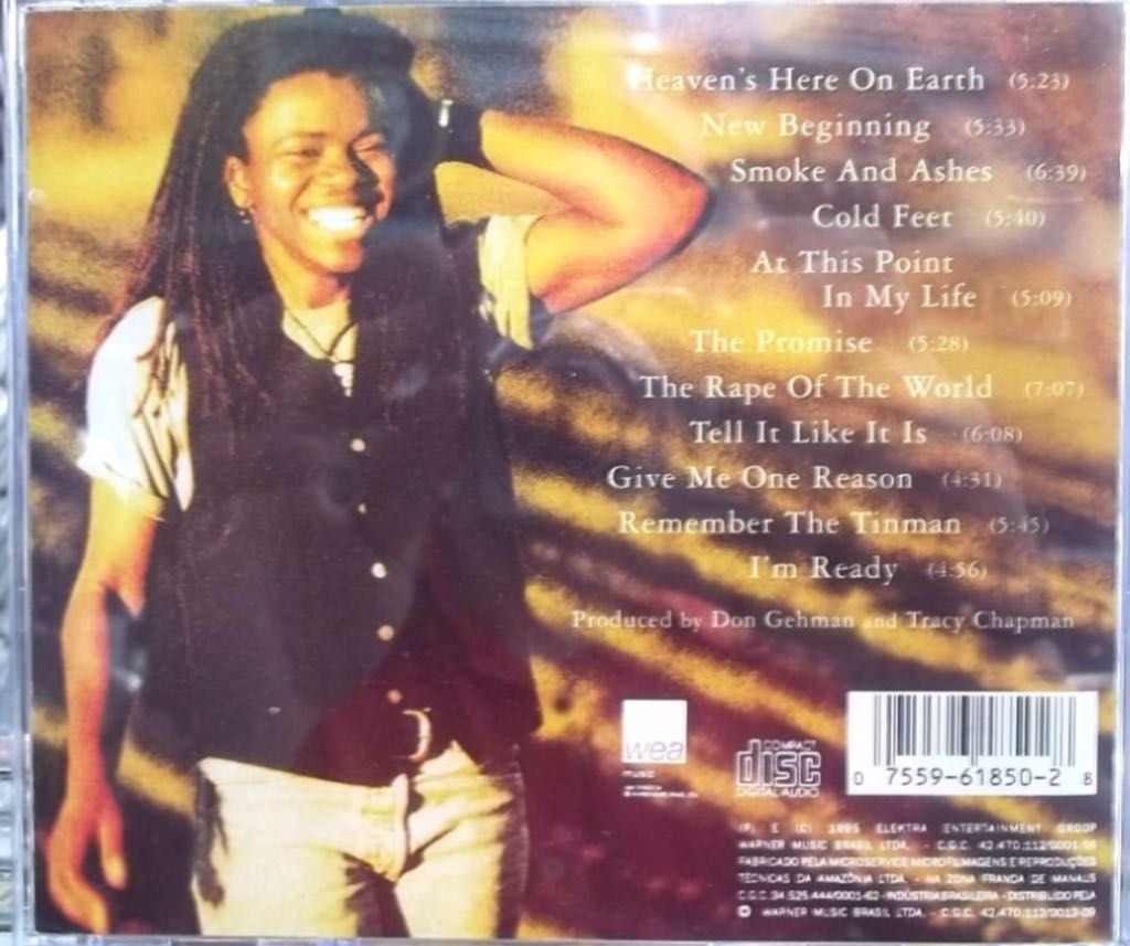 New Beginning - Tracy Chapman (CD - 62) music collectible [Barcode 075596185028] - Main Image 2