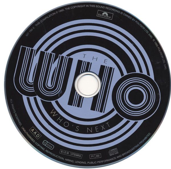 Who’s Next - The Who (CD - 78) music collectible [Barcode 731452776020] - Main Image 4