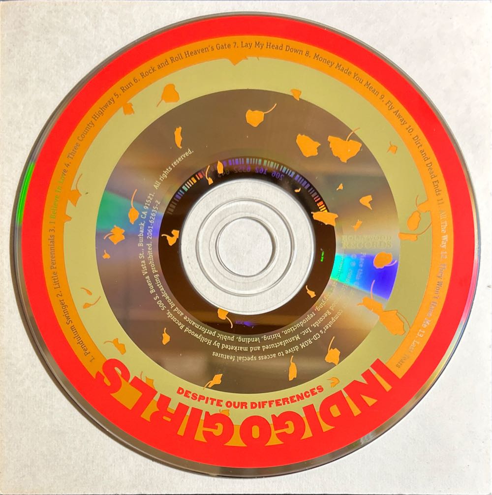 Despite Our Differences:  Collectors Edition - Indigo Girls (CD - 69) music collectible [Barcode 720616265524] - Main Image 3