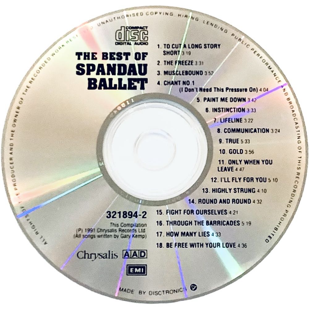The Best Of Spandau Ballet - Spandau Ballet (CD) music collectible [Barcode 094632189424] - Main Image 4