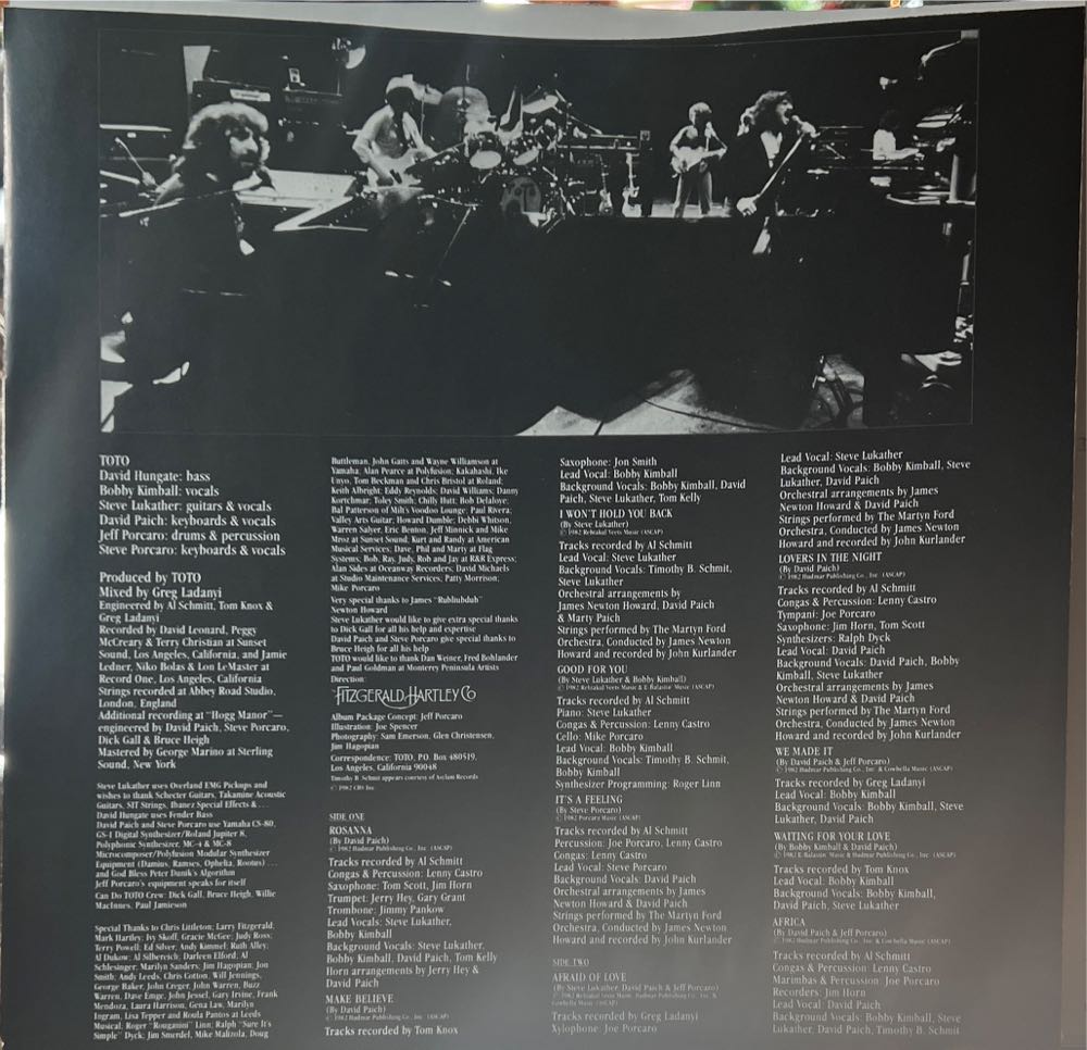 Toto IV - Toto (12”) music collectible - Main Image 3