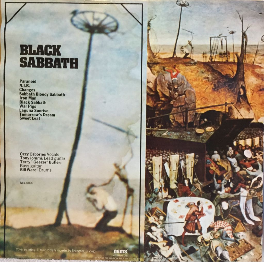 Greatest Hits - Black Sabbath (12”) music collectible - Main Image 2