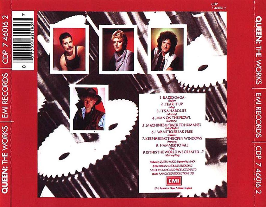 The Works - Queen (CD-R) music collectible [Barcode 077112949824] - Main Image 2