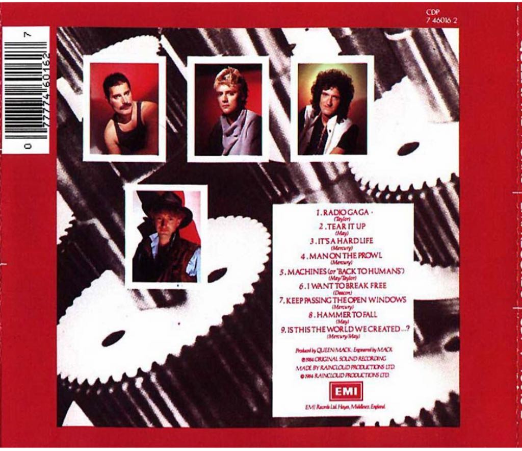 The Works - Queen (CD - 37:11) music collectible [Barcode 077774601627] - Main Image 2