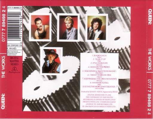 The Works - Queen (CD - 55) music collectible [Barcode 720616123329] - Main Image 2