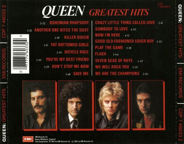 Greatest Hits - Queen (12” - 58) music collectible - Main Image 2