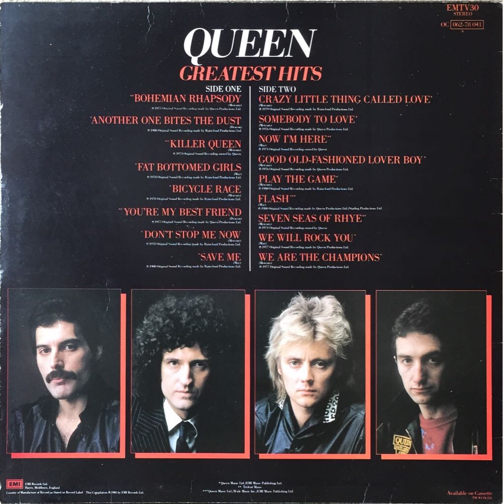 Greatest Hits - Queen (12”) music collectible - Main Image 2