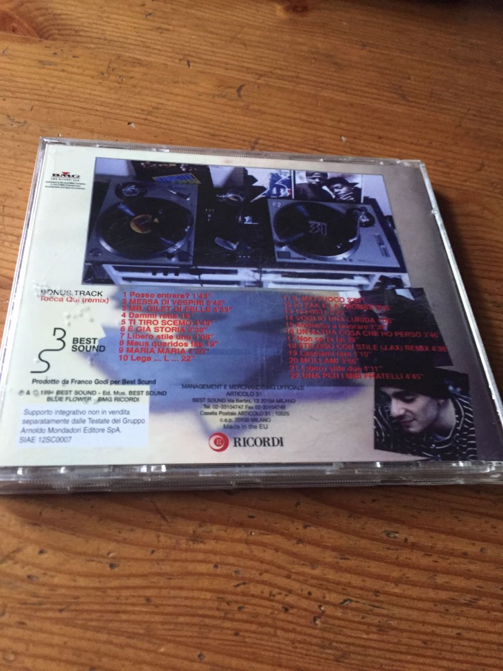 Messa Di Vespiri - Articolo 31 (CD) music collectible [Barcode 8013744062526] - Main Image 4