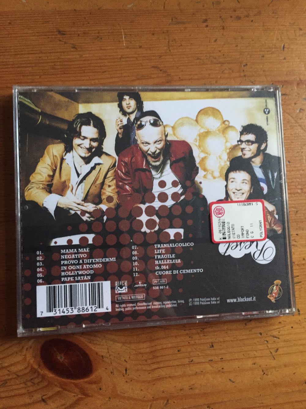 Reset - Negrita (CD) music collectible [Barcode 731453886124] - Main Image 4