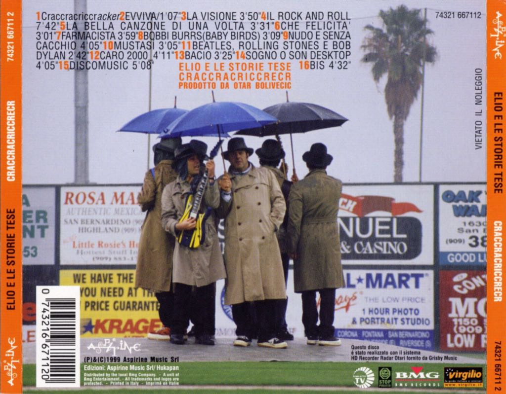 Craccracriccrecr - Elio E Le Storie Tese music collectible [Barcode 743216671120] - Main Image 2