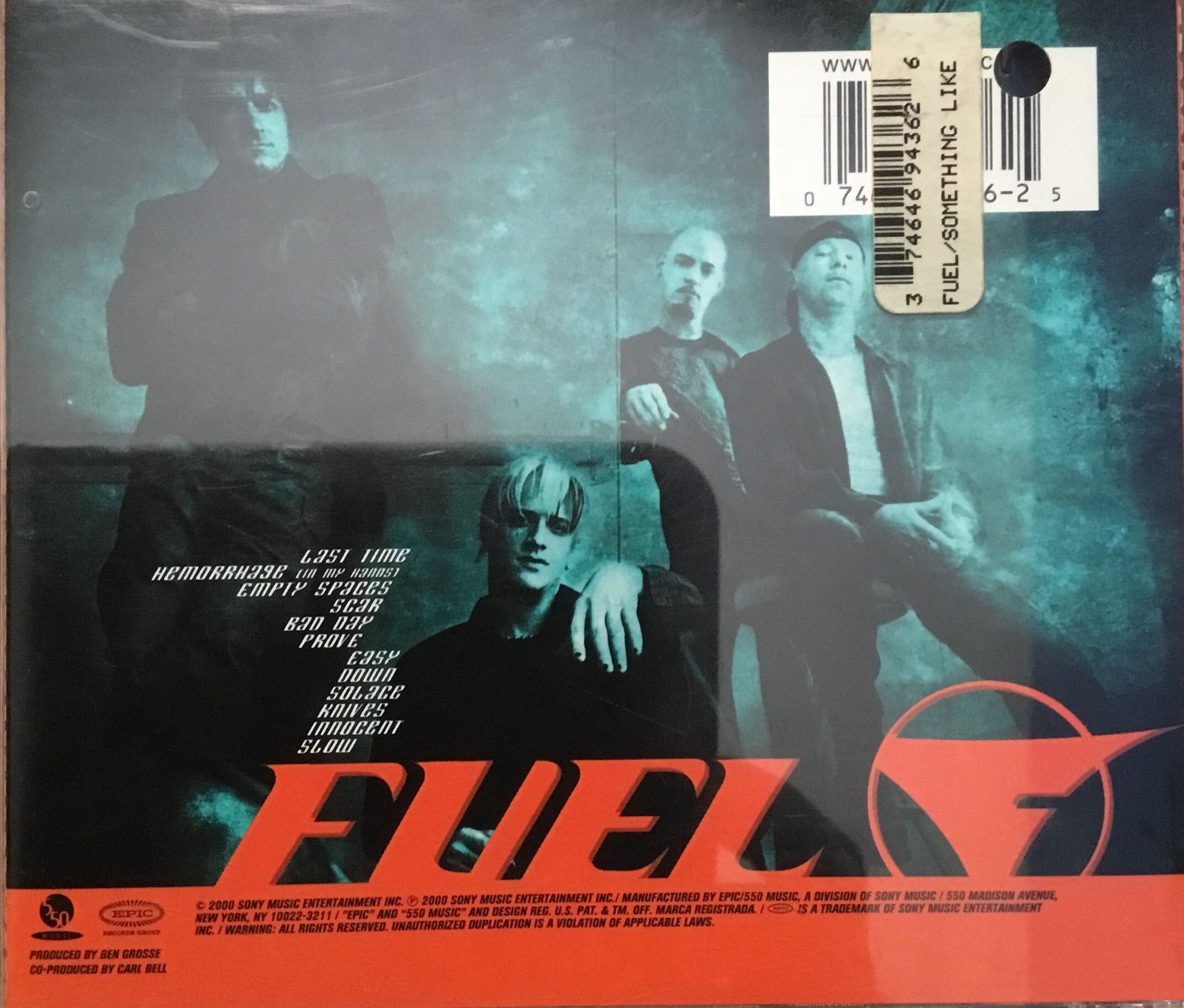 Something Like Human - Fuel (CD) music collectible [Barcode 9399700075250] - Main Image 2