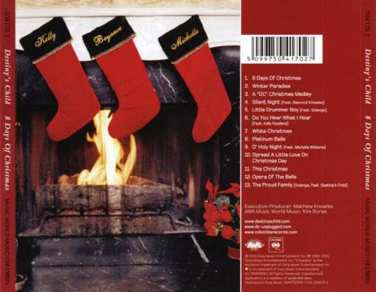 8 Days Of Christmas - Destiny’s Child (CD) music collectible [Barcode 696998609822] - Main Image 2