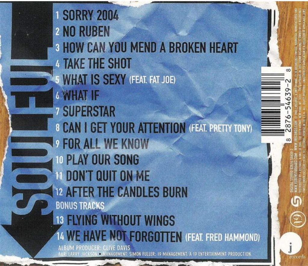 Soulful - Ruben Studdard (CD) music collectible [Barcode 828765463928] - Main Image 2