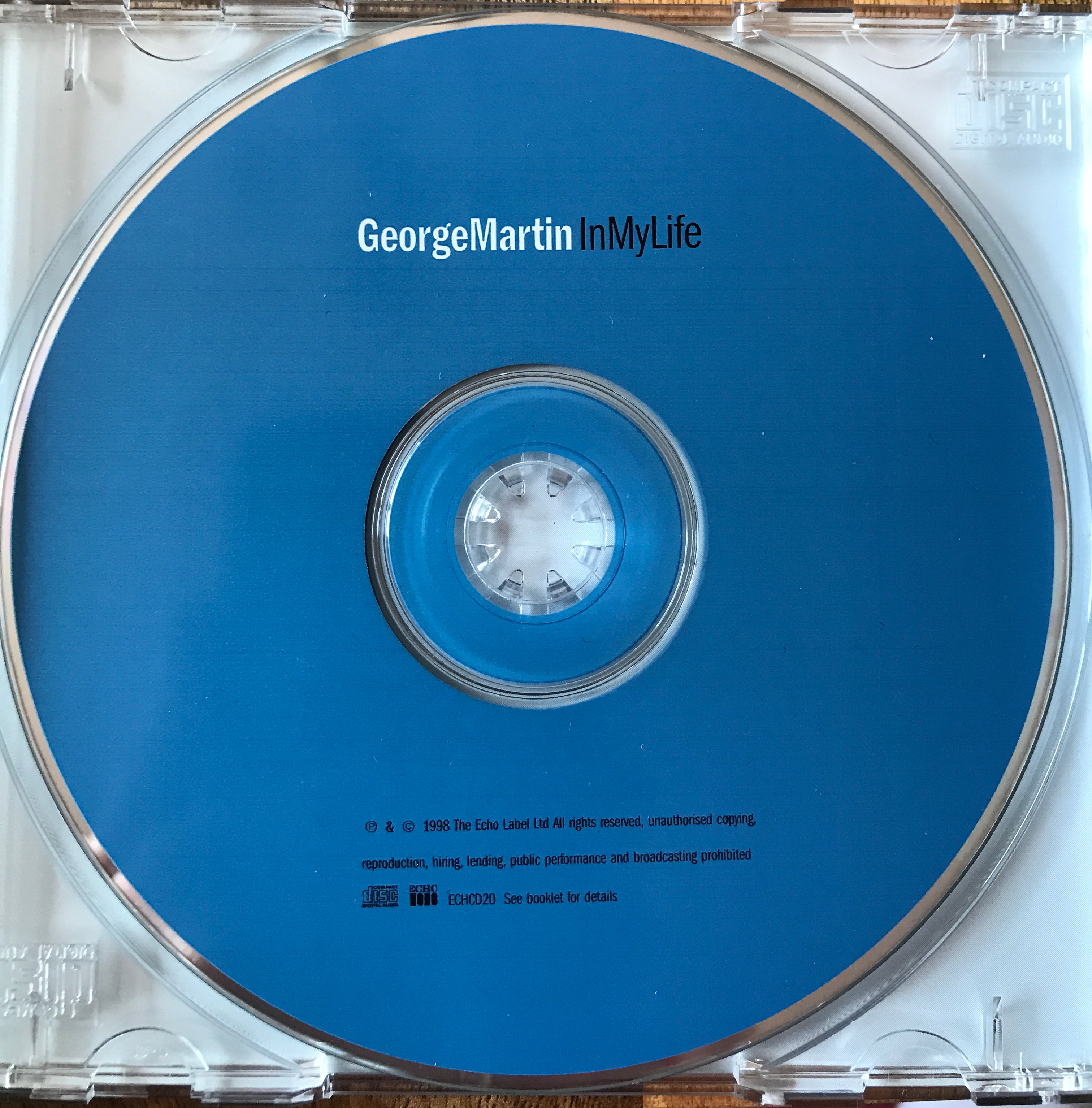 In My Life - George Martin (CD) music collectible [Barcode 5027529002525] - Main Image 3