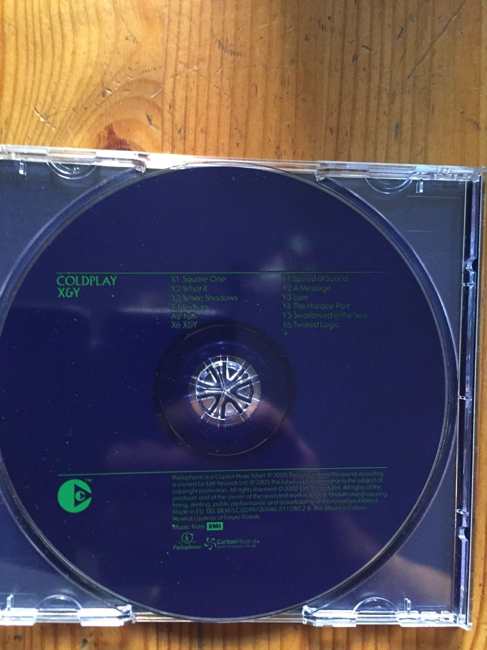 X&Y - Coldplay (CD - 6237) music collectible [Barcode 094631128028] - Main Image 3