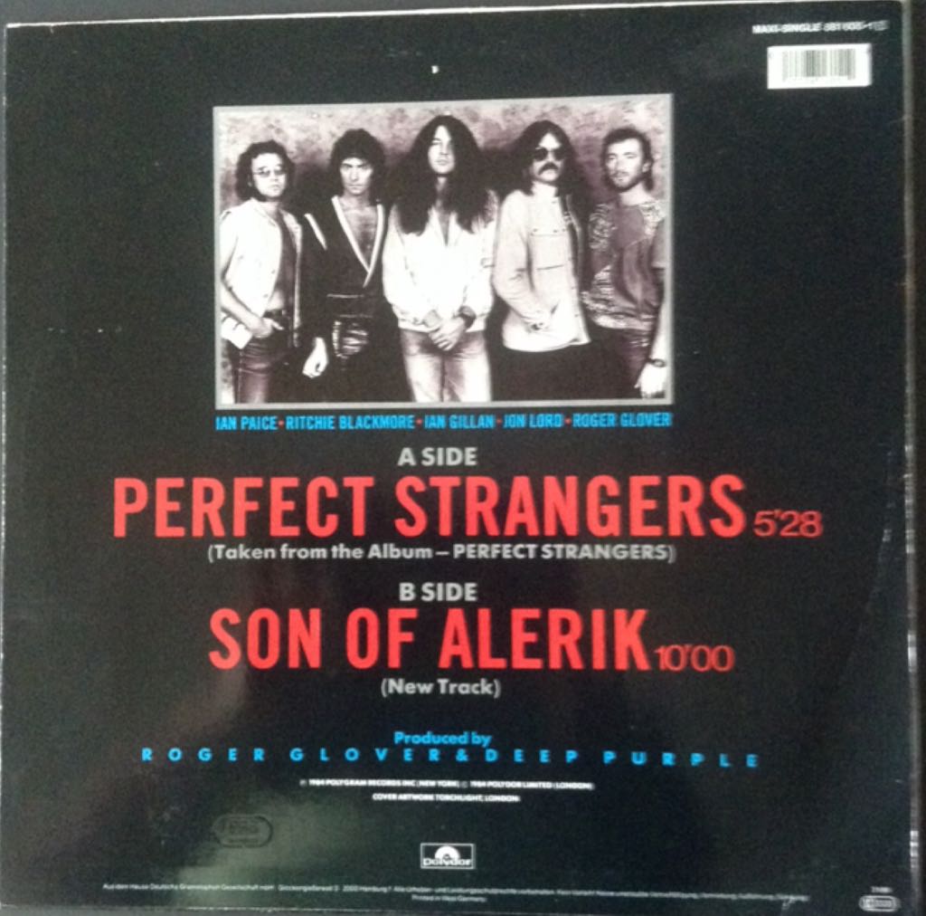 Perfect Strangers - Deep Purple (12”) music collectible [Barcode 042228160579] - Main Image 2