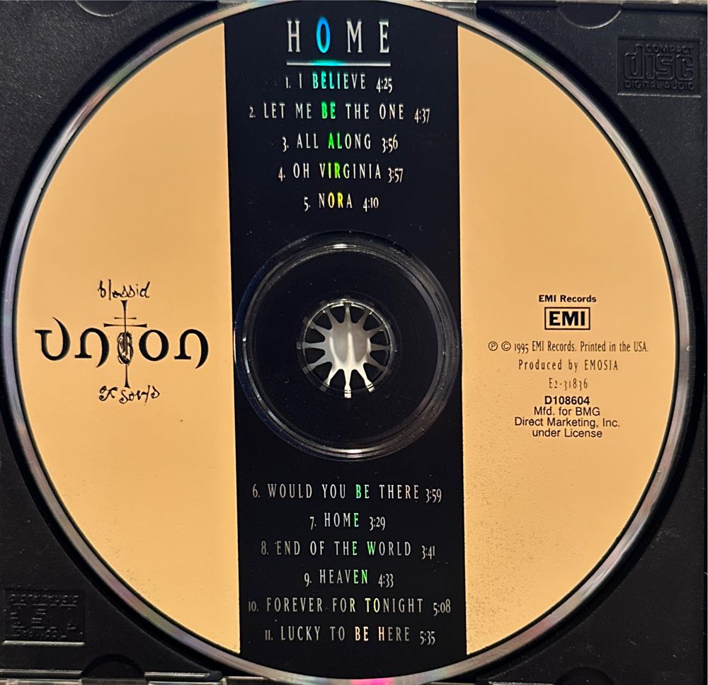 Home - Blessid Union Of Souls (CD) music collectible [Barcode 724383384921] - Main Image 3