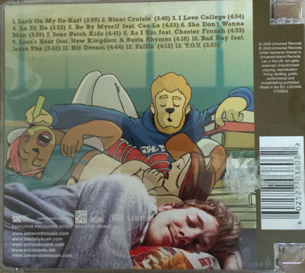Asleep In The Bread Aisle - Asher Roth (CD) music collectible [Barcode 602527038032] - Main Image 2