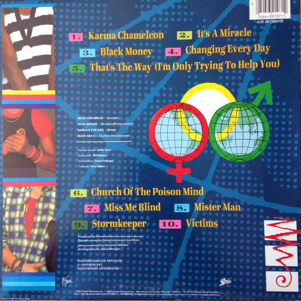 Colour By Numbers - Culture Club (12” - 38) music collectible - Main Image 2