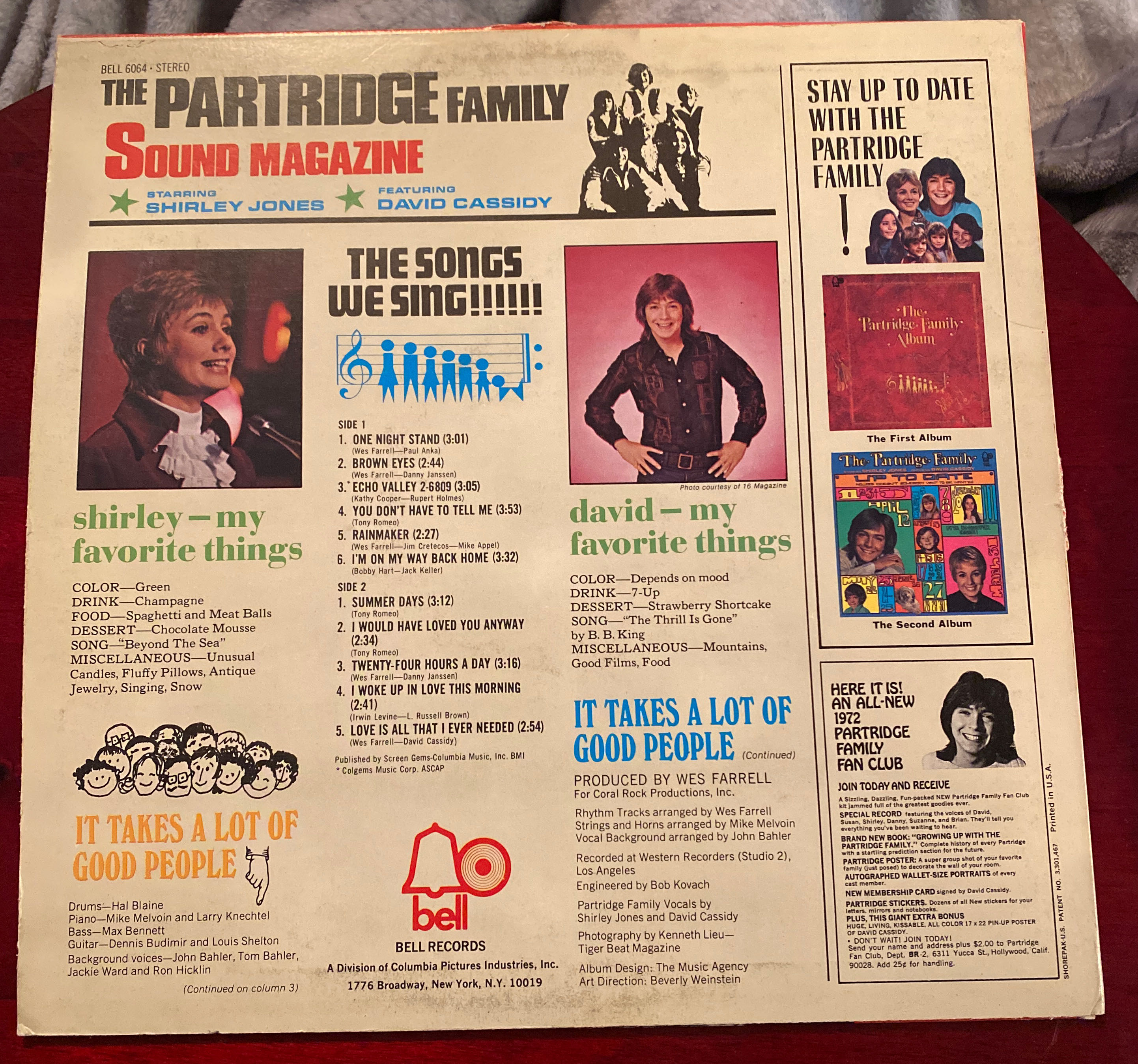 The Partridge Family Sound Magazine - Partridge Family, The (12”) music collectible - Main Image 2