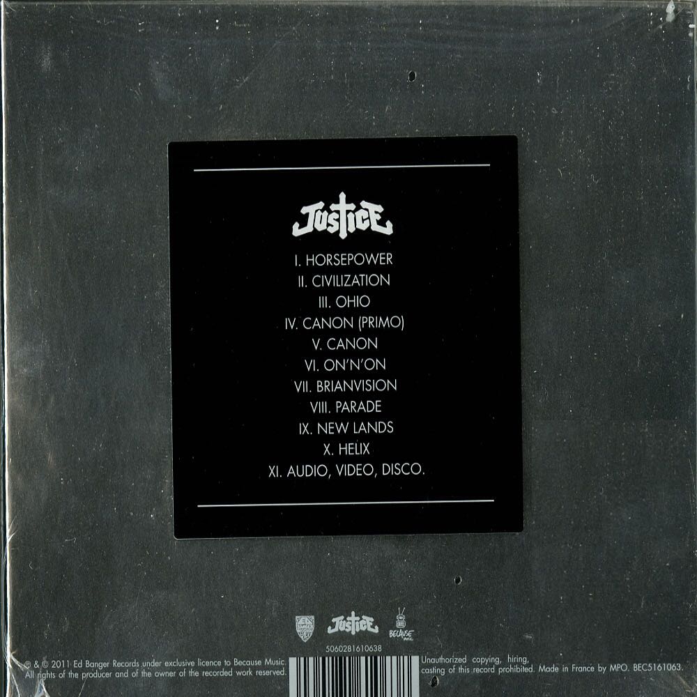 Audio, Video, Disco - Justice (CD) music collectible [Barcode 825646643882] - Main Image 2