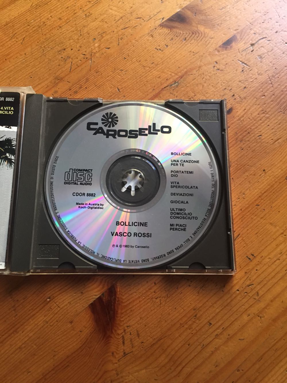 Bollicine - Vasco Rossi (CD) music collectible [Barcode 8004821388820] - Main Image 3