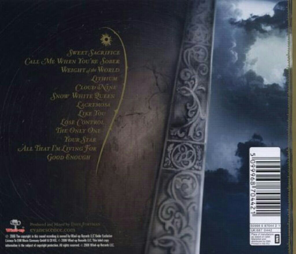 Open Door - Evanescence (CD - 54) music collectible [Barcode 601502312020] - Main Image 2